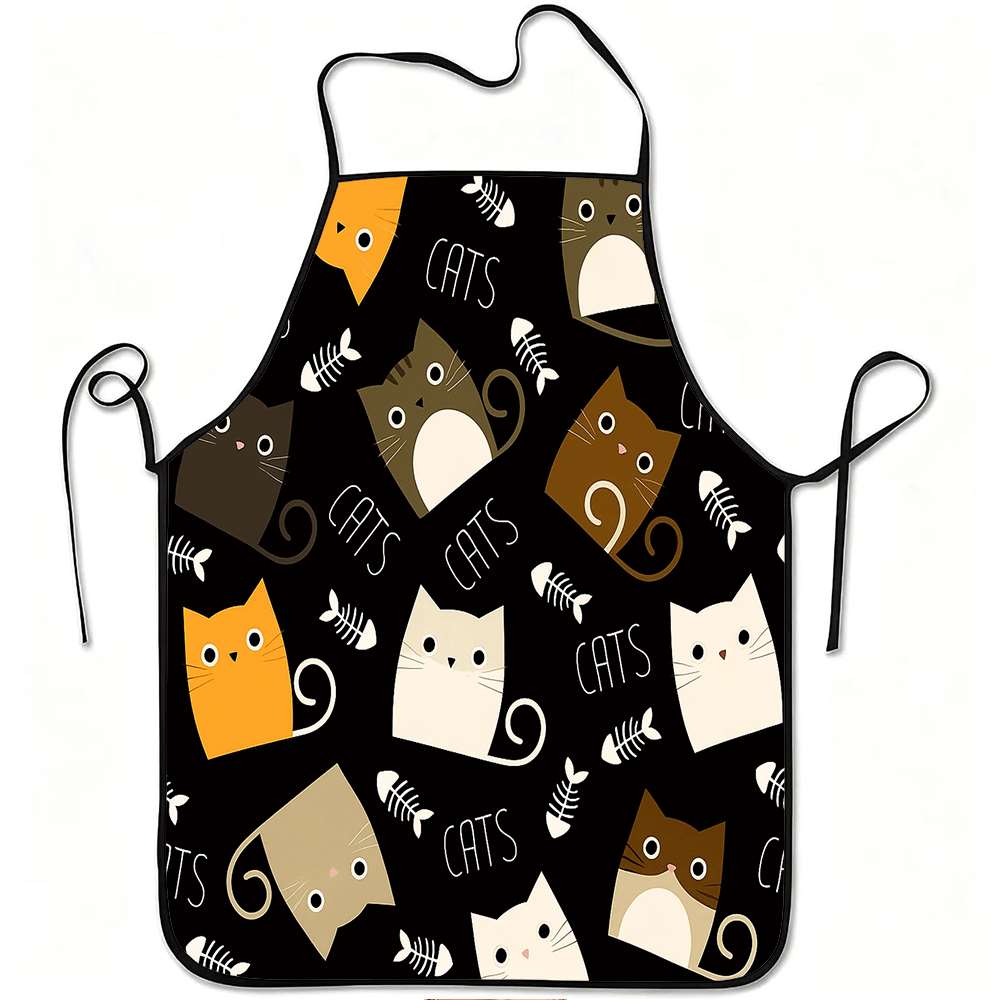 Home Cooking Cafe - 1 Piece of Fun Cartoon-Themed Apron,