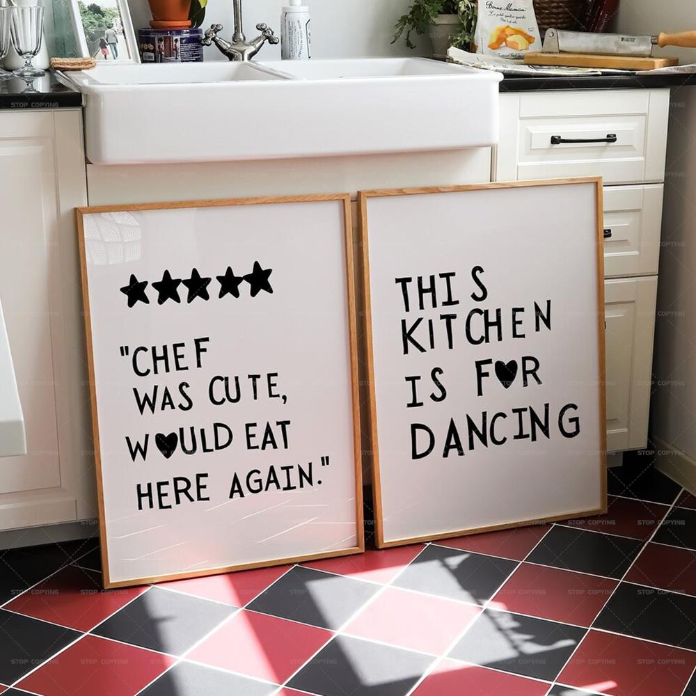 Minimalist Heart Black Chef Mo - Home Cooking Quotes review and price