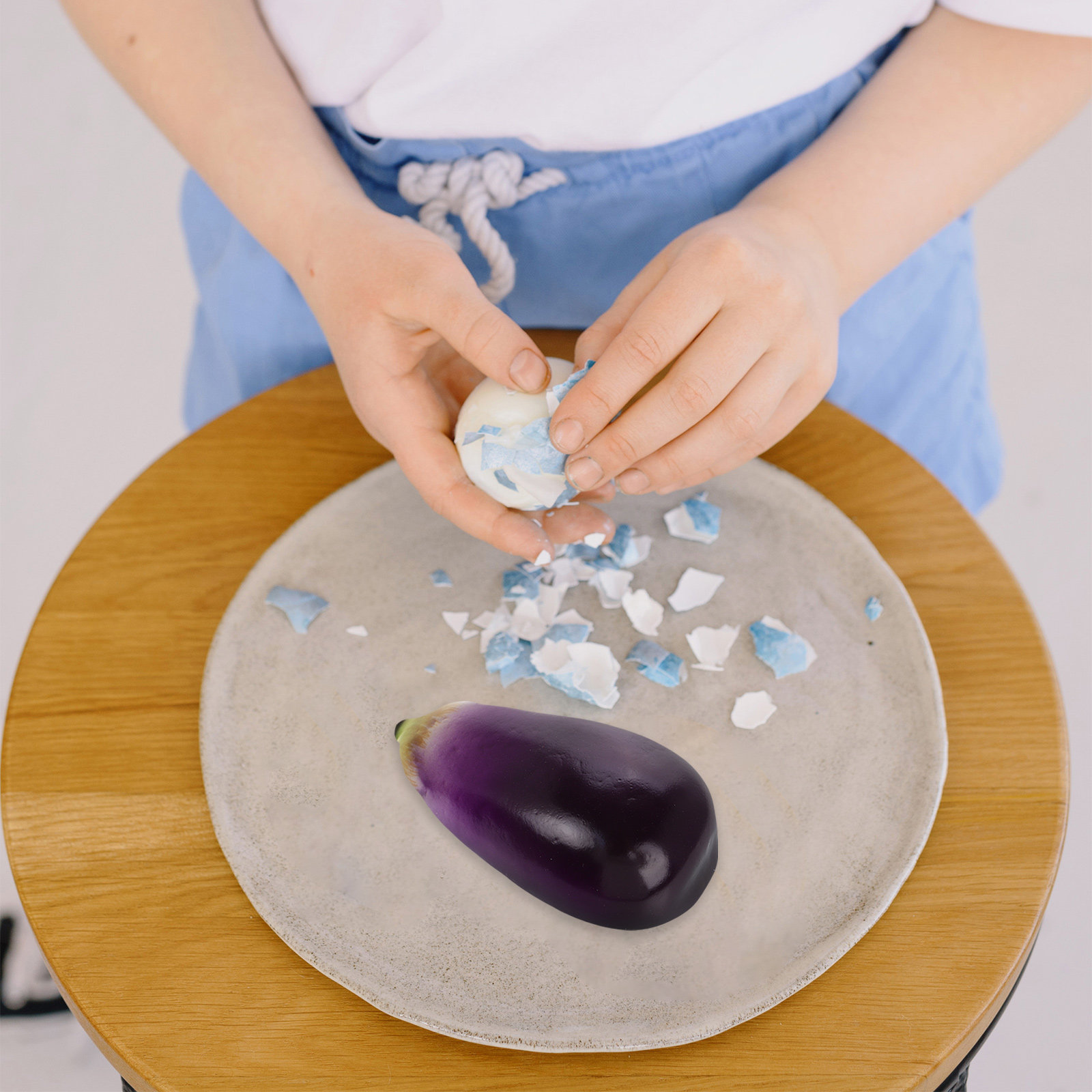 6Pcs Lifelike Fake Eggplant Ve - Home Cooking Classes review and price