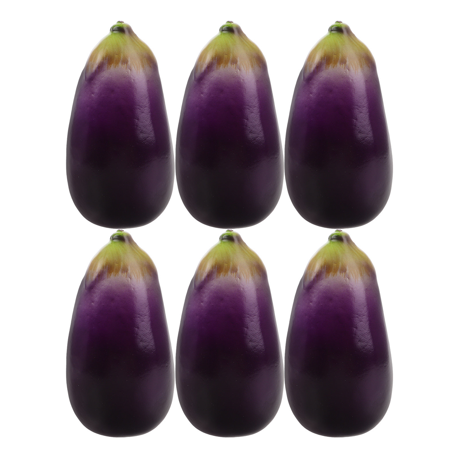 6Pcs Lifelike Fake Eggplant Ve - Home Cooking Classes review and price