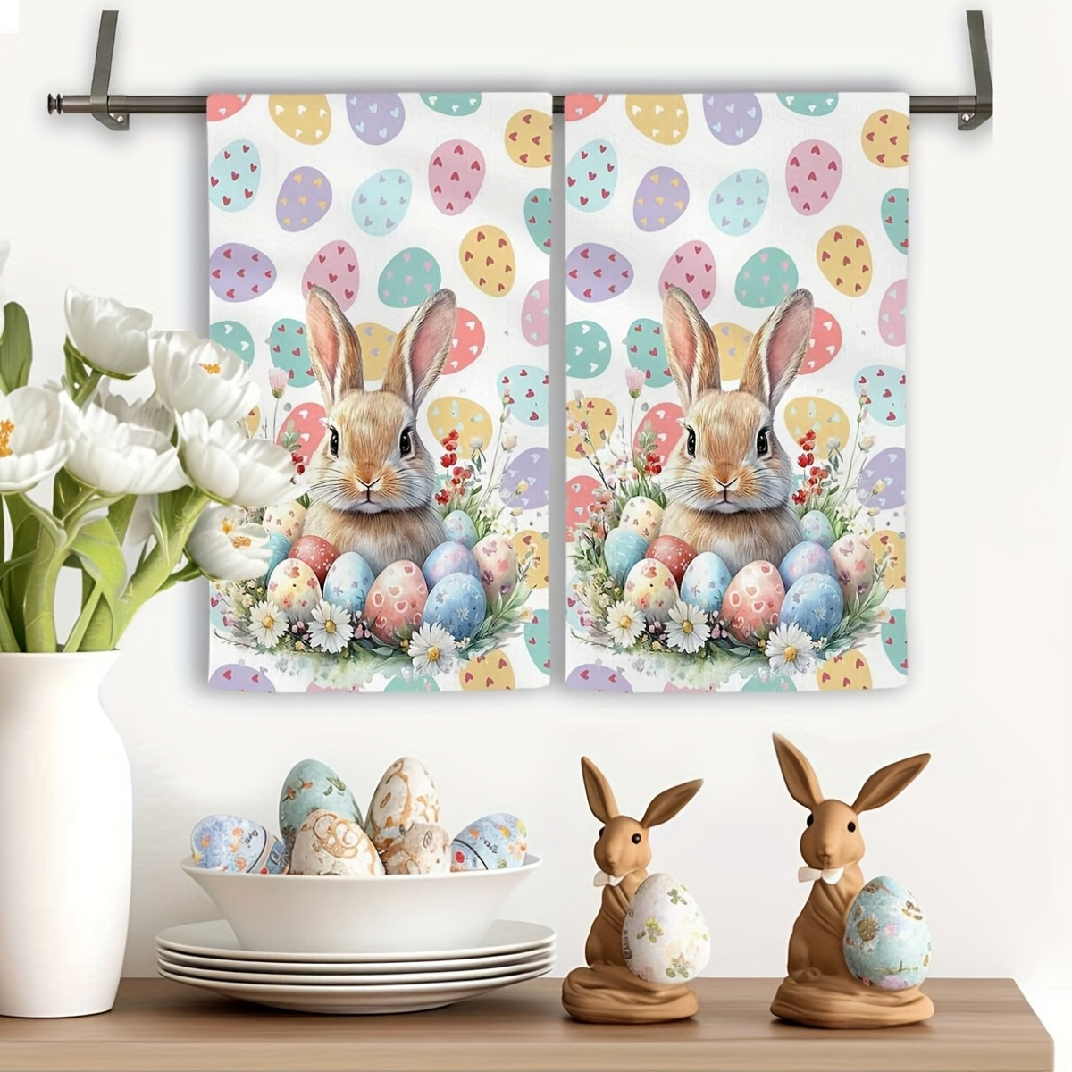 2Pcs, Easter-Themed Kitchen To - Home Cooking Is The Best review and price