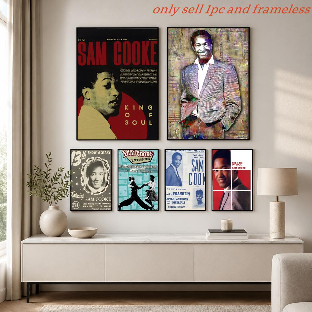Soul Music S-Sam Cooke Poster  - Home Cooking Cafe review and price