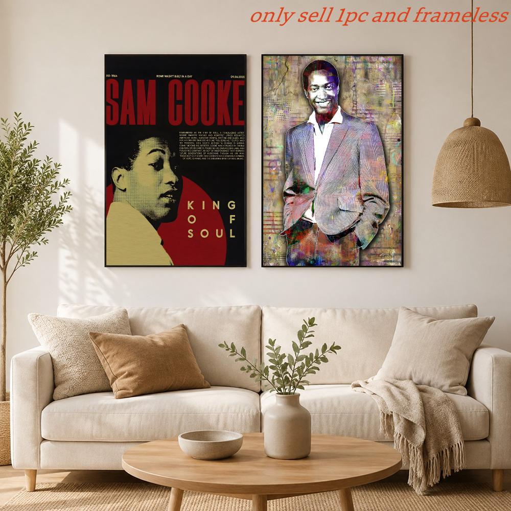 Soul Music S-Sam Cooke Poster  - Home Cooking Cafe review and price