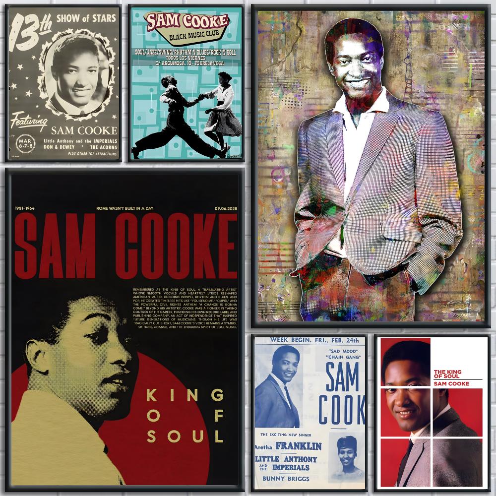 Soul Music S-Sam Cooke Poster  - Home Cooking Cafe review and price