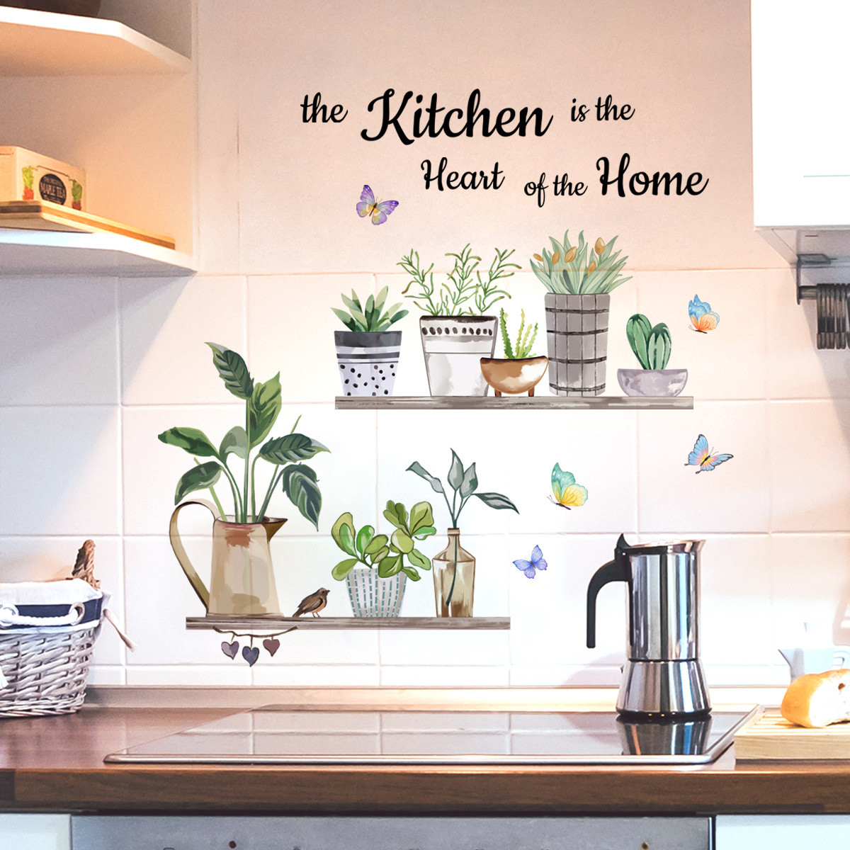 Kitchen Green Plants Cooking A - Home Cooking Quotes review and price