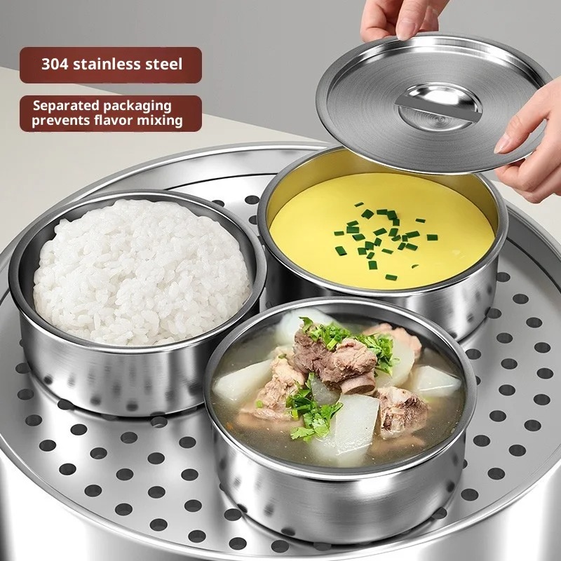 Stainless Steel Steaming Bowl  - Home Cooking Food review and price