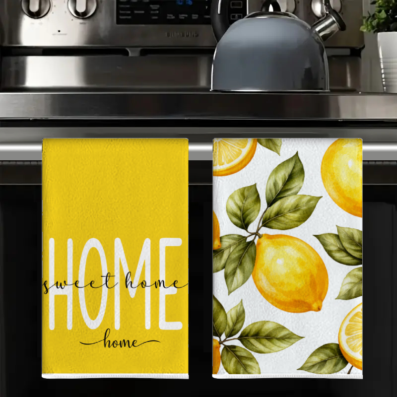 2Pcs, Summer Lemon Home Themed - Home Cooking Is The Best review and price