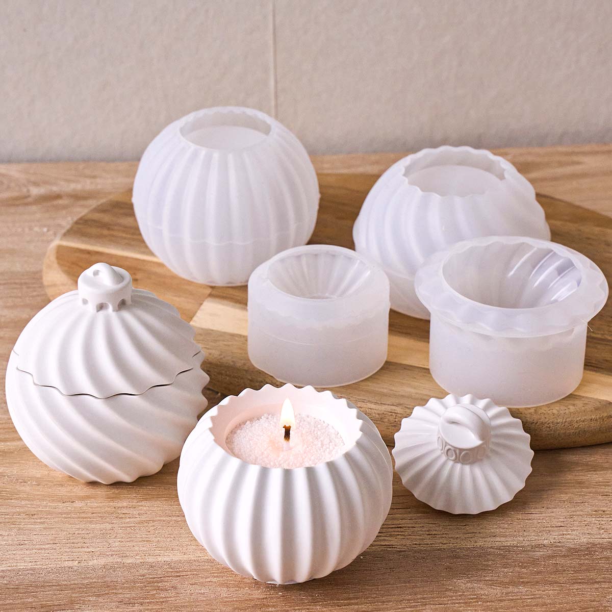 Diagonal Stripe Candle Jar Sil - Idli Steamer Mold review and price