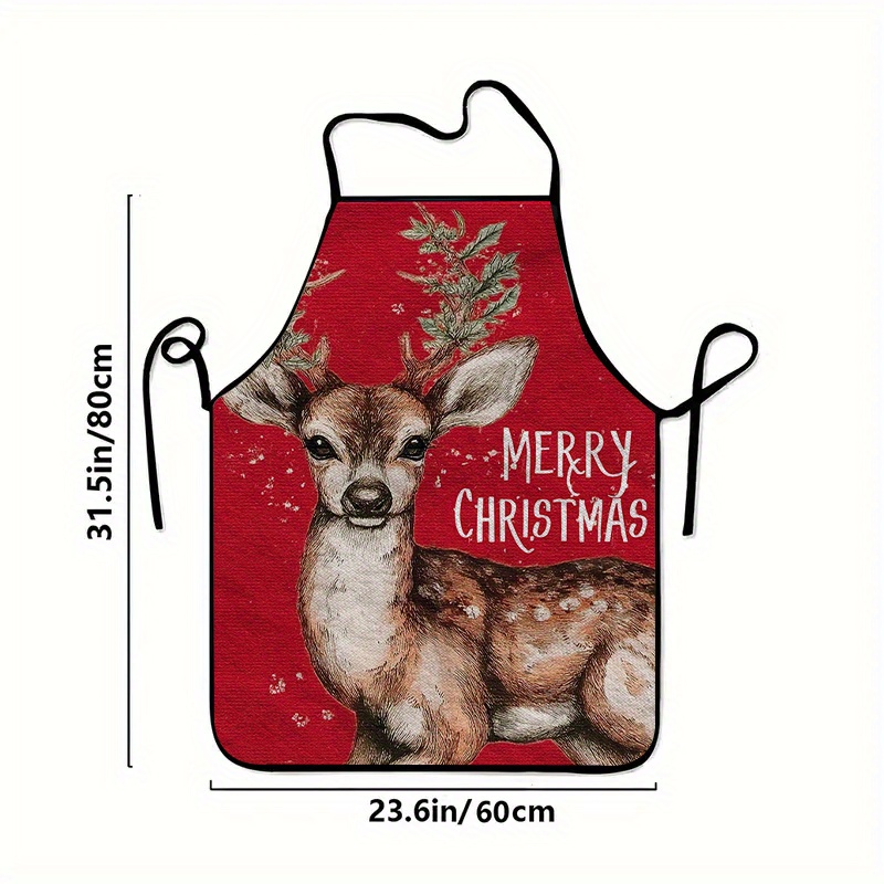 1pc Christmas Reindeer Print A - Home Cooking Work review and price